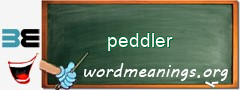 WordMeaning blackboard for peddler